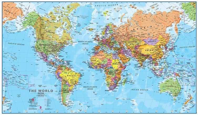 скриншот карты мира